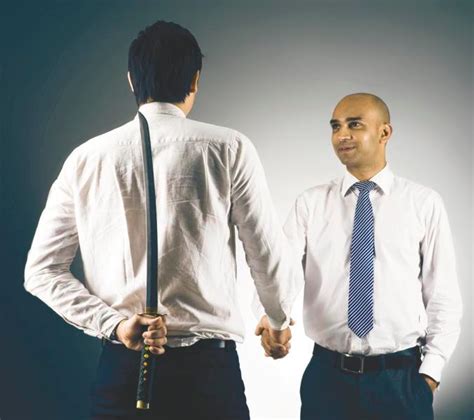 backstabbing at work.